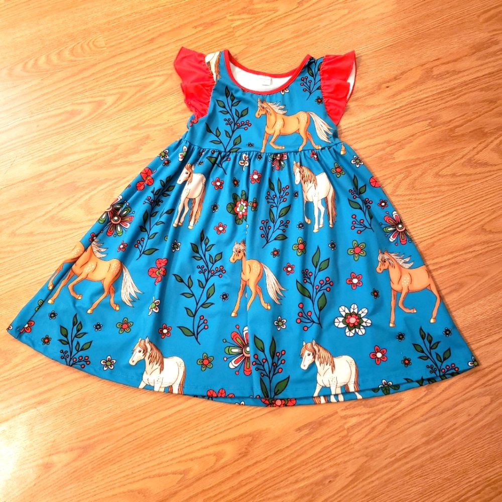 Girls horse dress